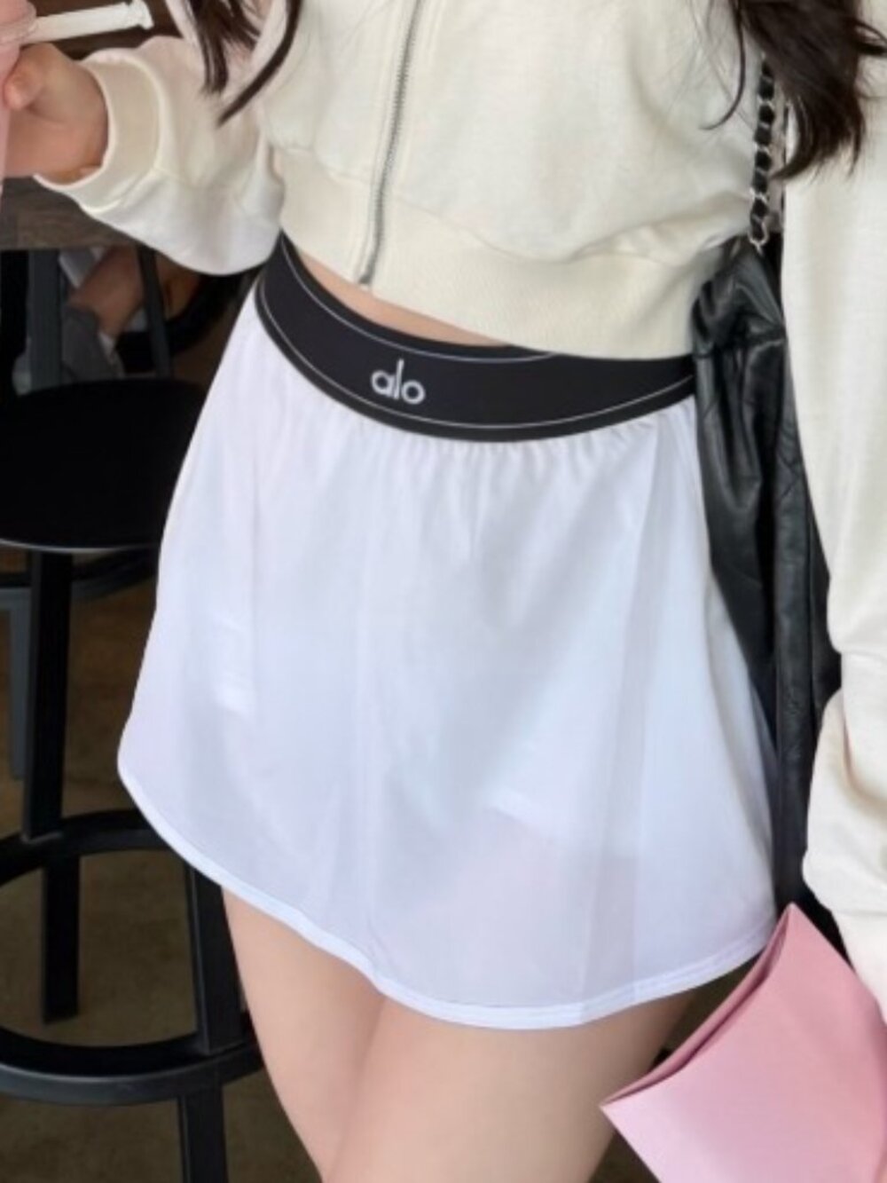 NWT ALO Yoga🏌️♀️Women’s Tennis Skirt White Athletic Skirt - Picture 7 of 7